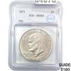 Image 1 : 1971 Eisenhower Dollar ICG MS62 CLIP