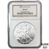 Image 1 : 2005 Silver $1 Eagle NGC MS69