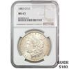 Image 1 : 1883-O Morgan Silver Dollar NGC MS63