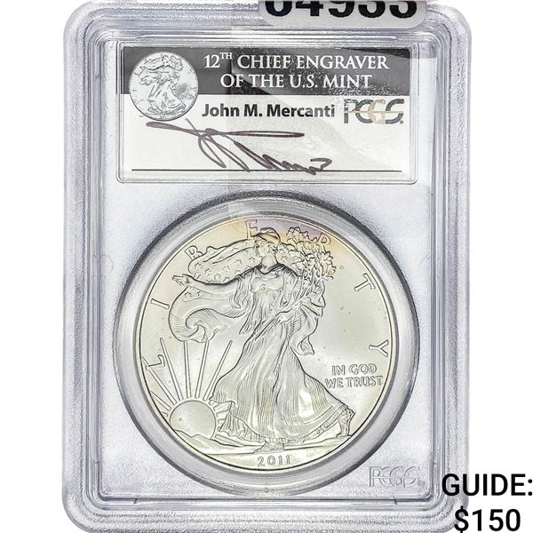 2011-W $1 Silver Eagle PCGS MS70