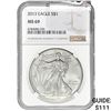 Image 1 : 2013 $1 Silver Eagle NGC MS69