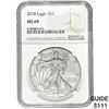 Image 1 : 2018 $1 Silver Eagle NGC MS69