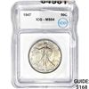 Image 1 : 1947 Walking Liberty Half Dollar ICG MS64