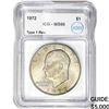 Image 1 : 1972 Eisenhower Dollar ICG MS66 Type 1 Rev