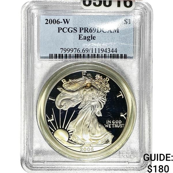 2006-W $1 Silver Eagle PCGS PR69 DCAM