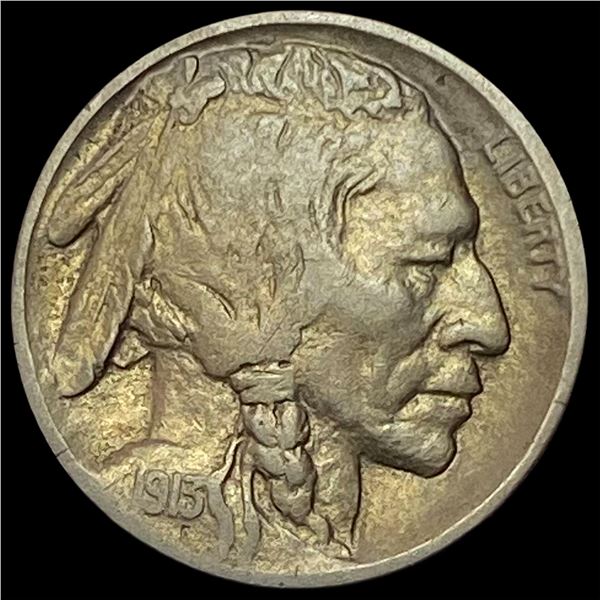 1913-D Buffalo Nickel Type 2 CHOICE AU