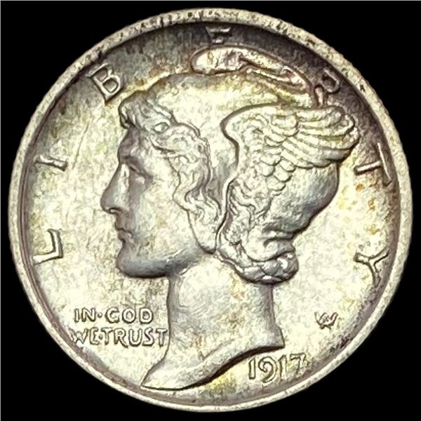 1917-D Silver Mercury Dime UNCIRCULATED