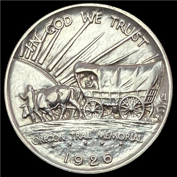 1926-S Silver Oregon Trail Half Dollar UNCIRCULATED