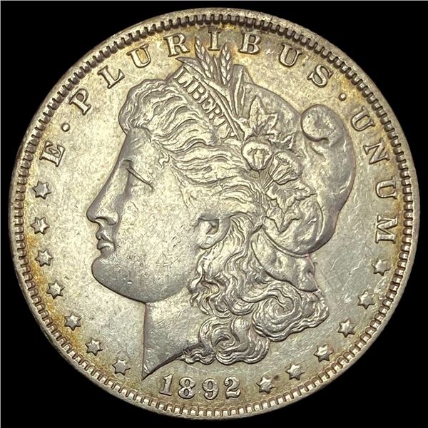 1892-O Silver Morgan Dollar ABOUT UNCIRCULATED