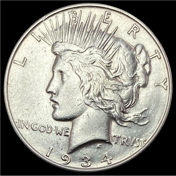 1934-D Silver Peace Dollar CLOSELY UNCIRCULATED