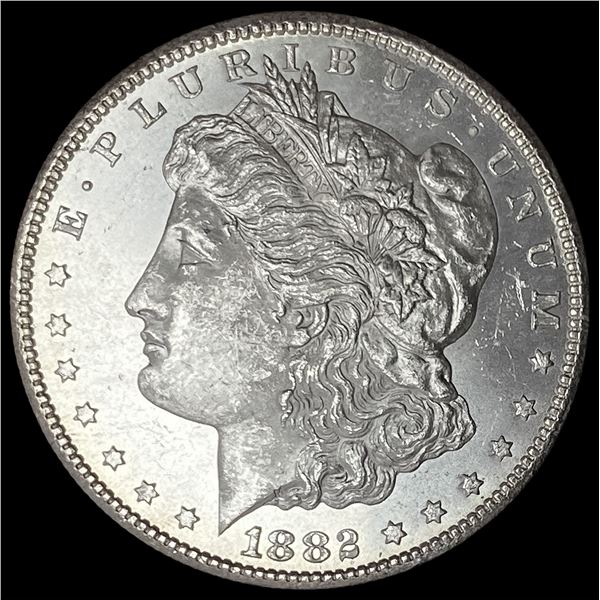 1882-CC Silver Morgan Dollar SUPERB GEM BU