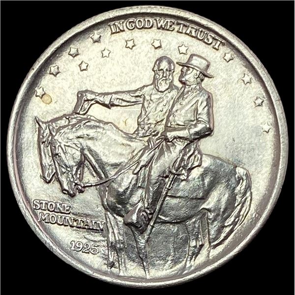1925 Stone Mountain Silver Half Dollar CHOICE BU