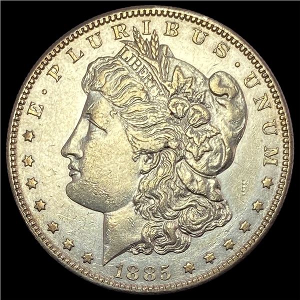 1885-S Silver Morgan Dollar CHOICE AU