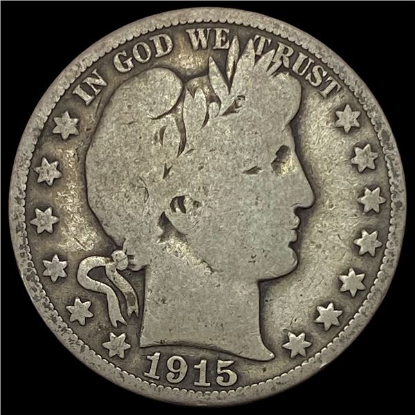 1915 Barber Half Dollar LIGHTLY CIRCULATED