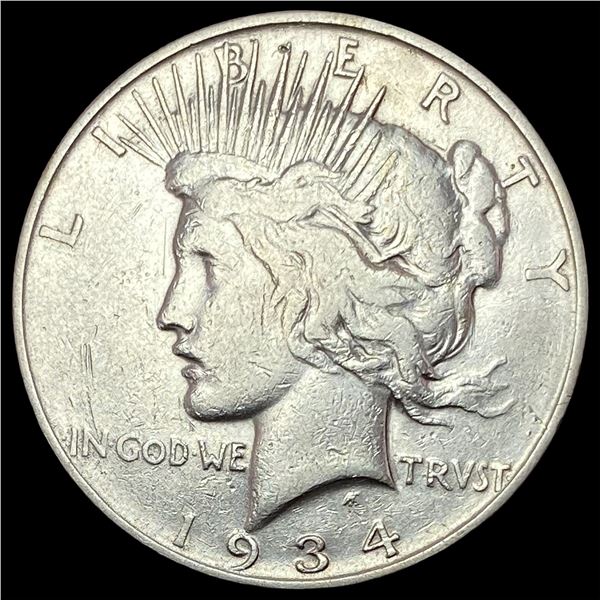 1934-D Silver Peace Dollar LIGHTLY CIRCULATED