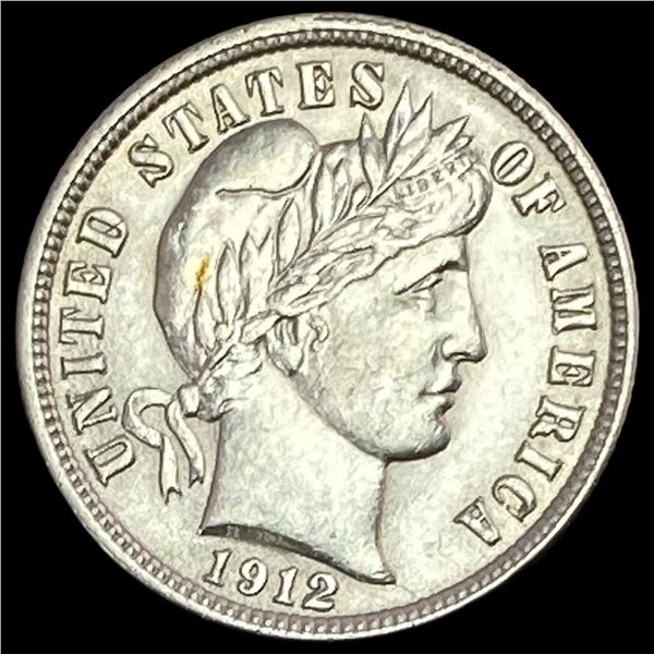 1912 Silver Barber Dime UNCIRCULATED