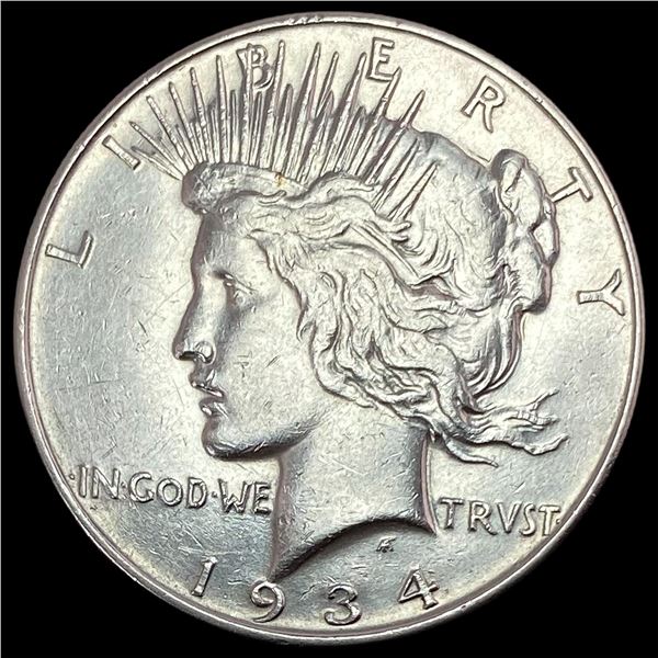 1934 Peace Silver Dollar CLOSELY UNCIRCULATED