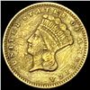 Image 1 : 1856 Gold $1 Indian Princess Type 3 ABOUT UNCIRCULATED