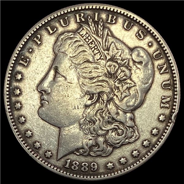 1889-S Silver Morgan Dollar NEARLY UNCIRCULATED