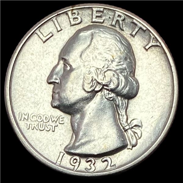 1932-D Silver Washington Quarter ABOUT UNCIRCULATED