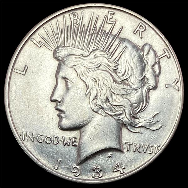 1934-D Peace Silver Dollar CLOSELY UNCIRCULATED