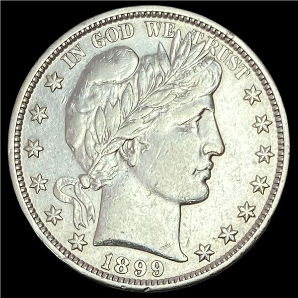 1899 Silver Barber Half Dollar CHOICE AU