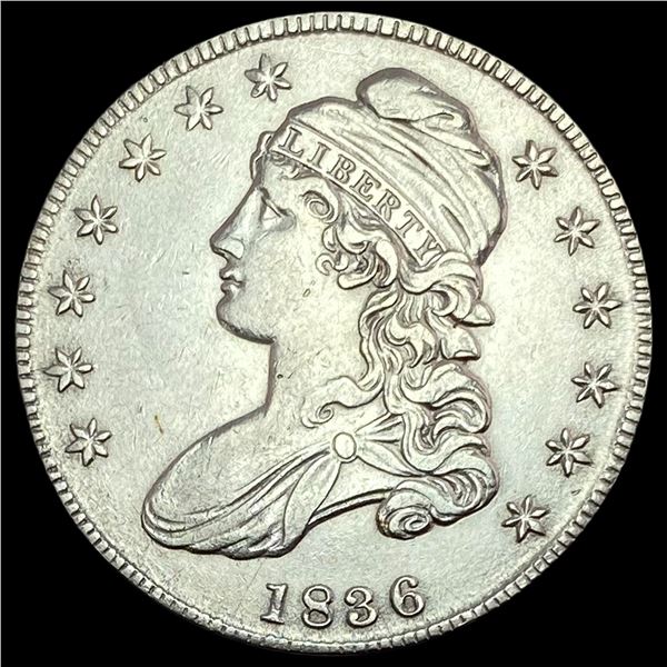 1836 Silver Capped Bust Half Dollar CHOICE AU