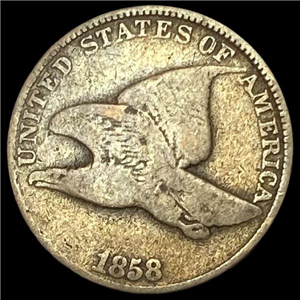 1858 Flying Eagle Cent NICELY CIRCULATED