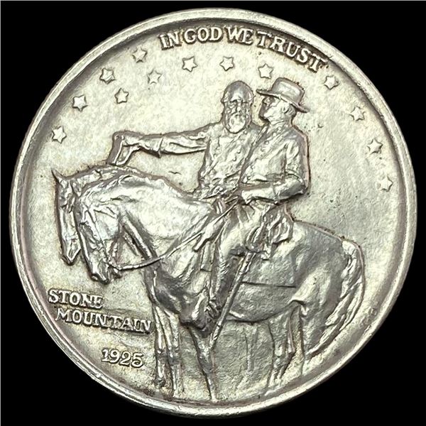 1925 Stone Mountain Half Dollar ABOUT UNCIRCULATED