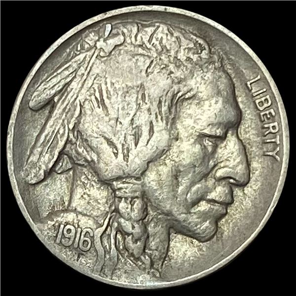 1916-D Buffalo Nickel NEARLY UNCIRCULATED