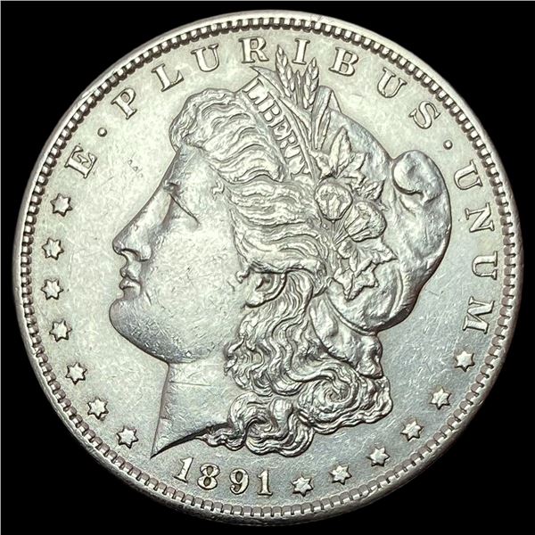 1891-S Silver Morgan Dollar CHOICE BU