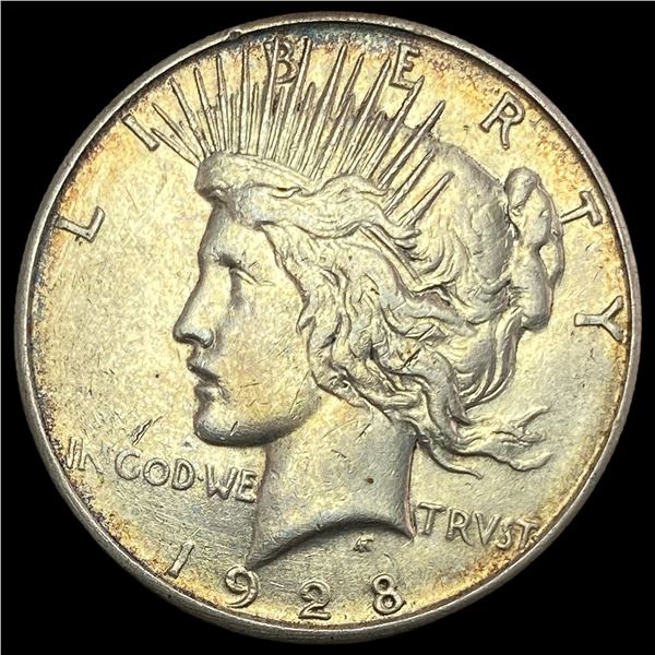 1928-S Silver Peace Dollar LIGHTLY CIRCULATED