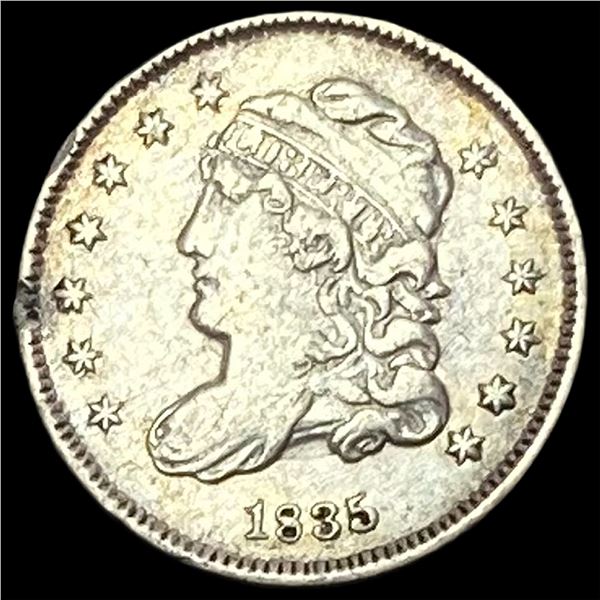 1835 Capped Bust Half Dime LIGHTLY CIRCULATED