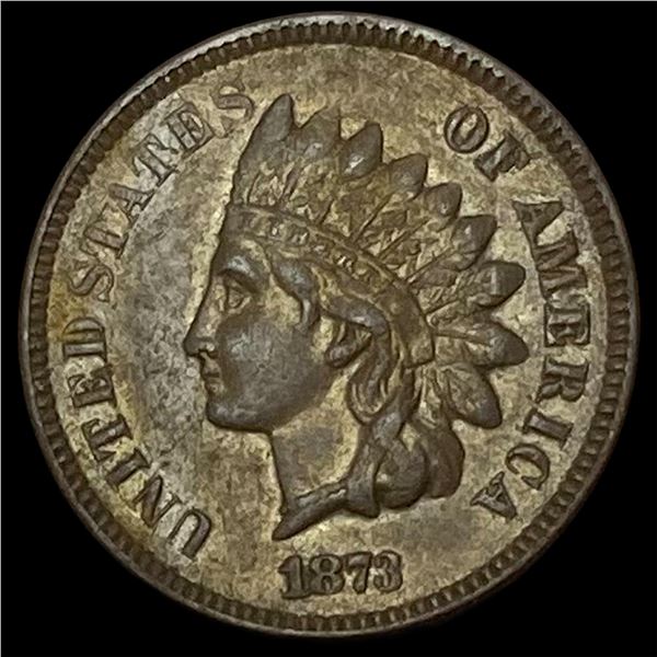 1873 Indian Head Cent NEARLY UNCIRCULATED