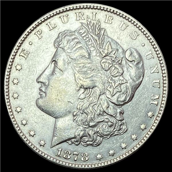 1878 Silver Morgan Dollar ABOUT UNCIRCULATED