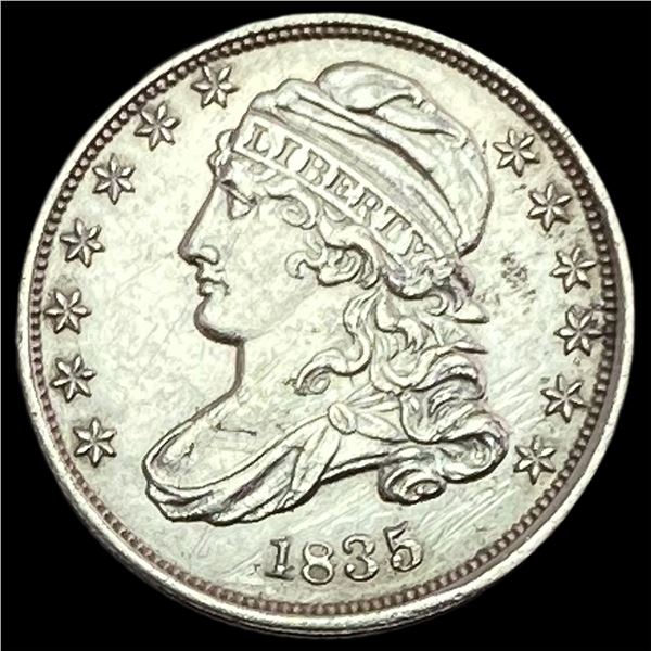 1835 Capped Bust Dime ABOUT UNCIRCULATED