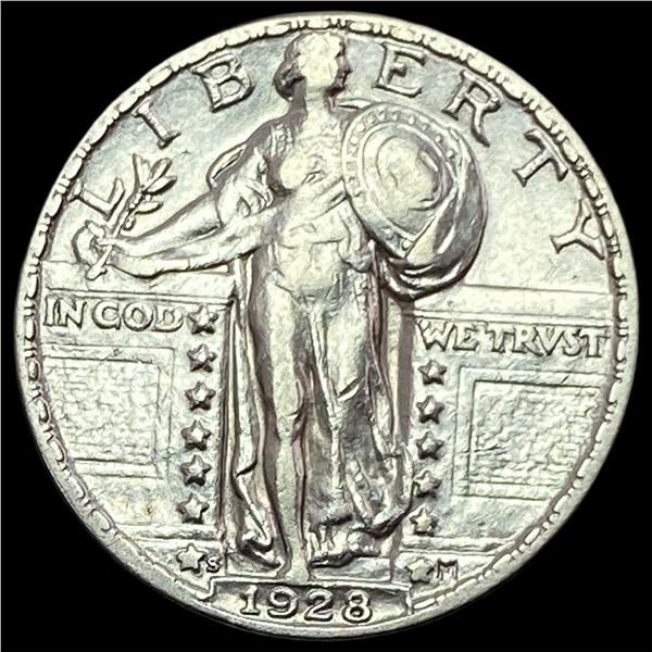1928-S Silver Standing Liberty Quarter CLOSELY UNCIRCULATED