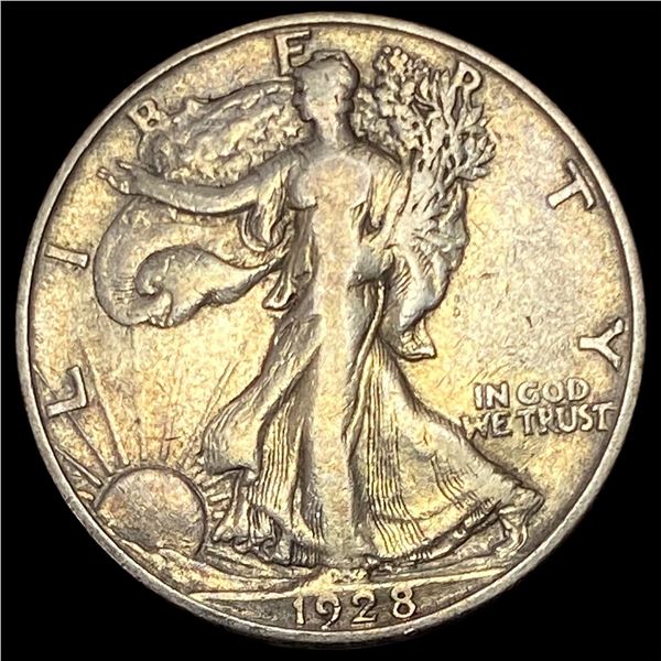 1928-S Walking Liberty Half Dollar ABOUT UNCIRCULATED
