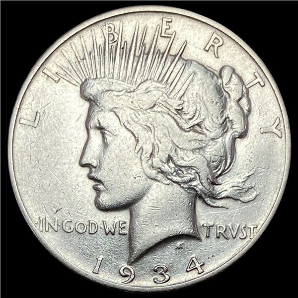 1934-D Peace Silver Dollar LIGHTLY CIRCULATED