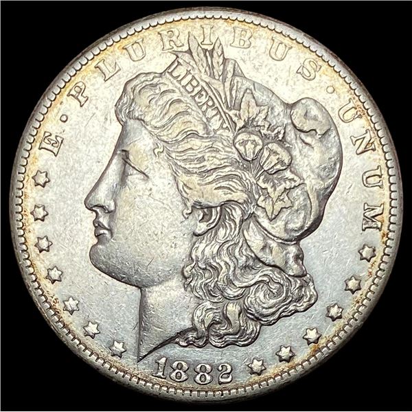 1882-CC Silver Morgan Dollar ABOUT UNCIRCULATED
