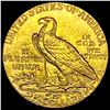 Image 2 : 1928 Indian Head Gold $2.50 CLOSELY UNCIRCULATED