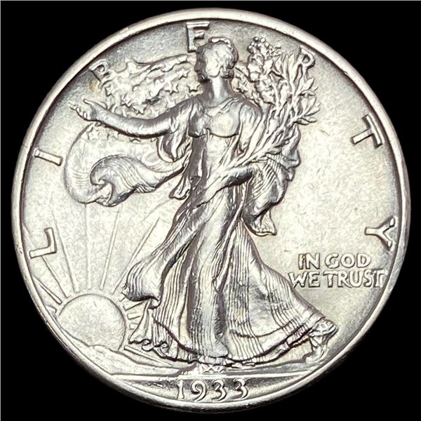 1933-S Walking Liberty Half Dollar CLOSELY UNCIRCULATED