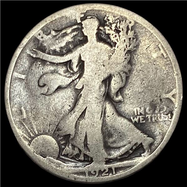 1921 Walking Liberty Half Dollar LIGHTLY CIRCULATED