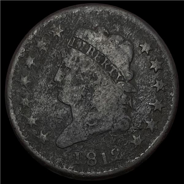 1812 Classic Head Large Cent NICELY CIRCULATED
