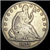 Image 1 : 1877 Seated Liberty Half Dollar LIGHTLY CIRCULATED