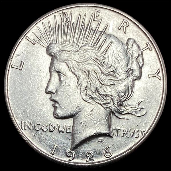 1926-S Silver Peace Dollar CHOICE AU