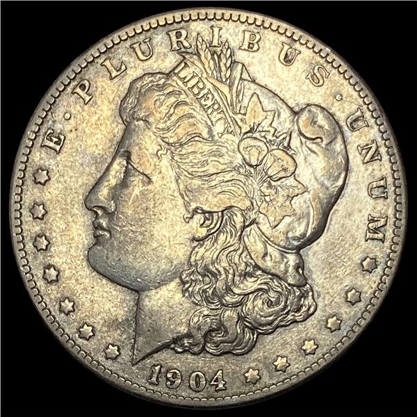 1904-S Silver Morgan Dollar NEARLY UNCIRCULATED