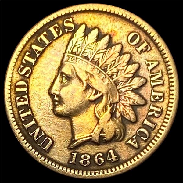 1864-L Bronze Indian Head Cent HIGH GRADE
