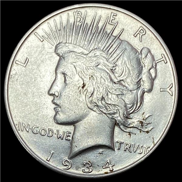 1934-D Silver Peace Dollar CHOICE BU