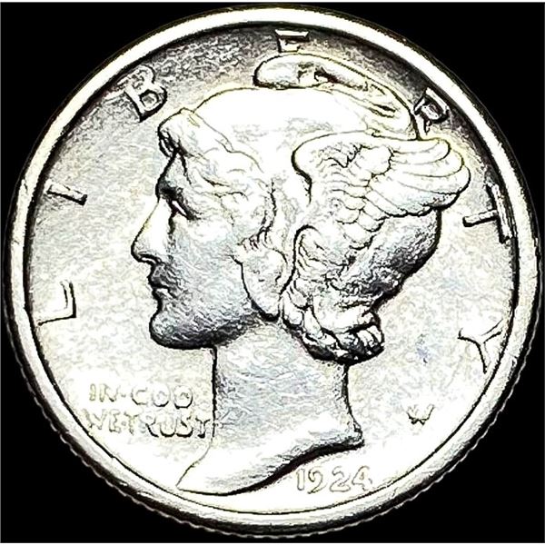 1924-S Mercury Dime CLOSELY UNCIRCULATED